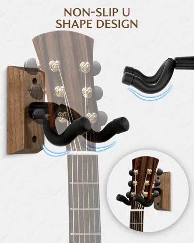 STRICH Black Walnut Guitar Wall Hangers