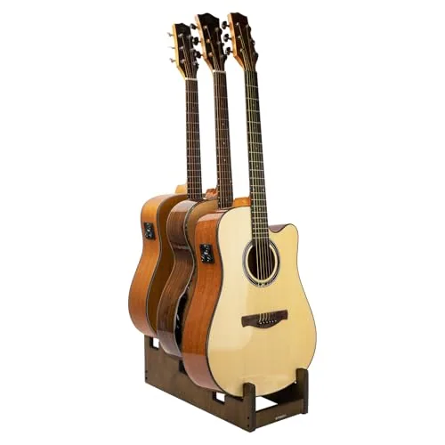 STRICH Wooden Guitar Stand for Multiple Guitars